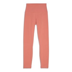 LULULEMON ALIGN HIGH RISE DOUBLE LINED RUSTIC CORAL LEGGINGS SIZE 4